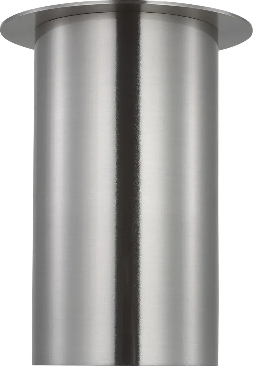 Archer Small Flush Mount in Brushed Steel - Image 1