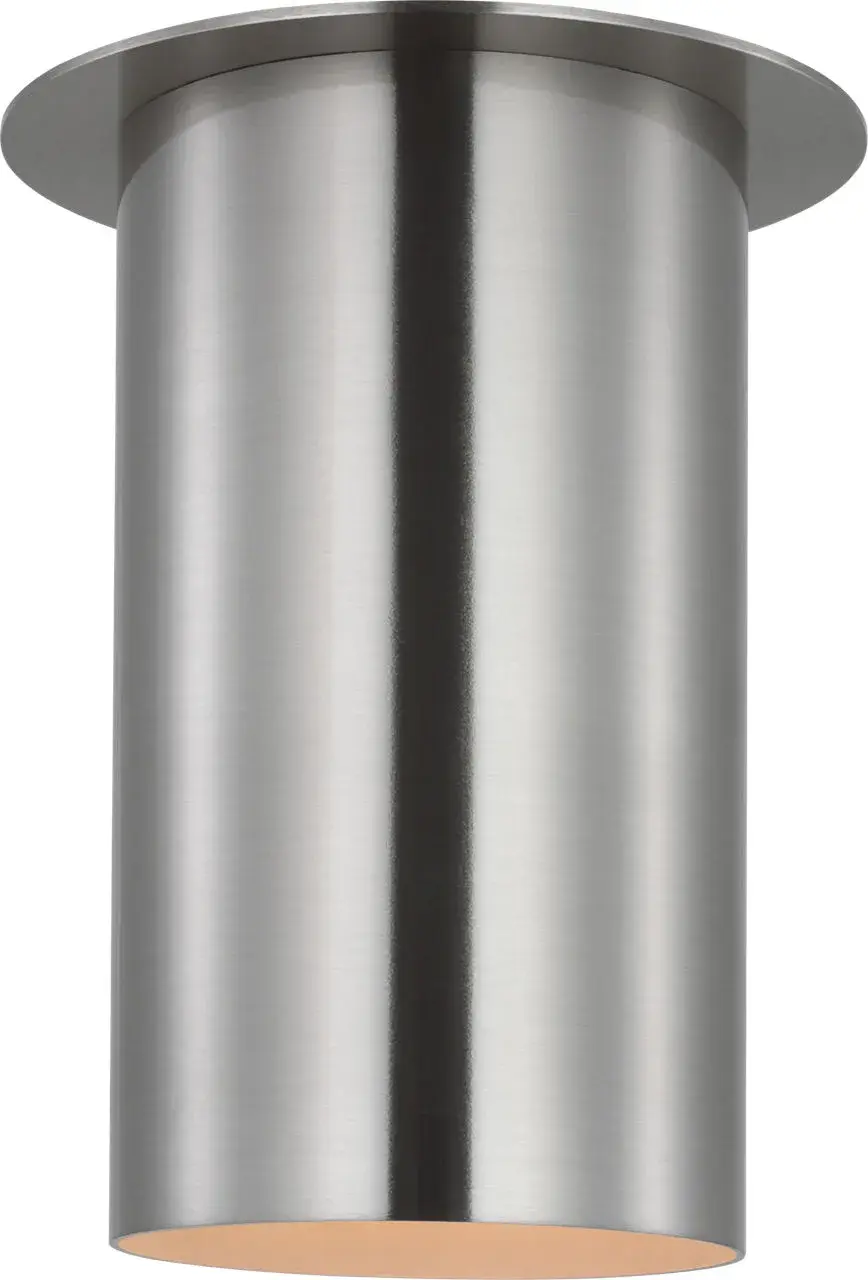 Archer Small Flush Mount in Brushed Steel - Image 2