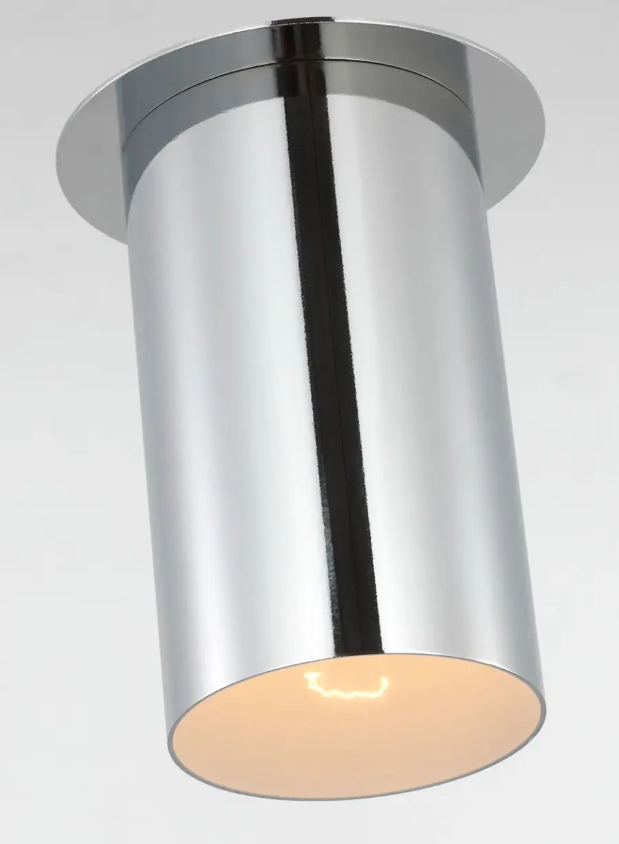 Archer Small Flush Mount in Chrome - Image 3