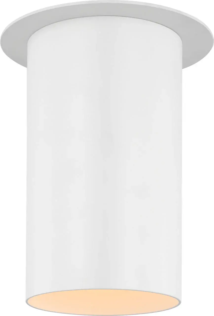 Archer Small Flush Mount in Matte White - Image 1