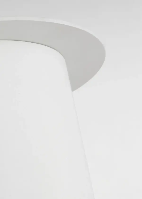 Archer Small Flush Mount in Matte White - Image 4