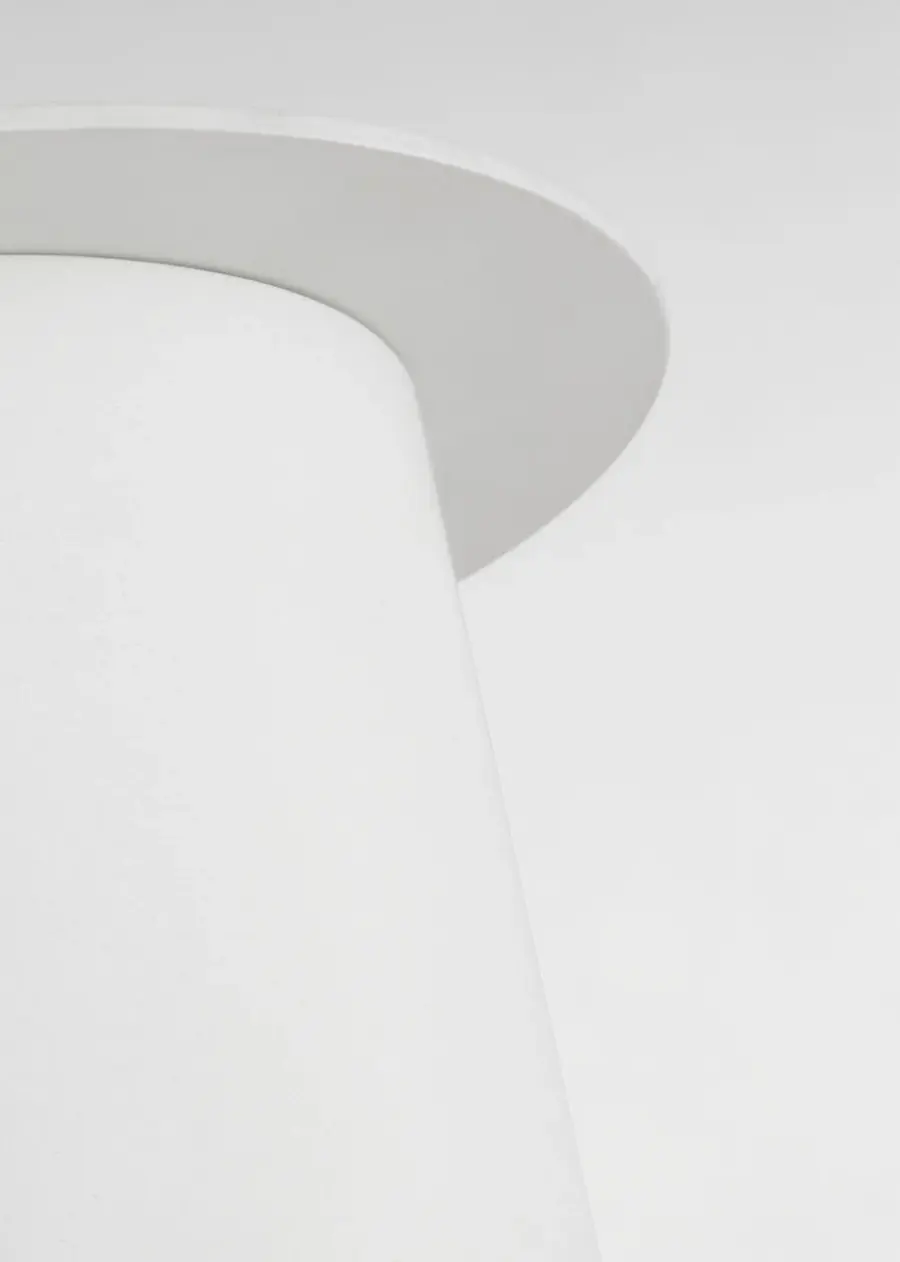 Archer Small Flush Mount in Matte White - Image 4