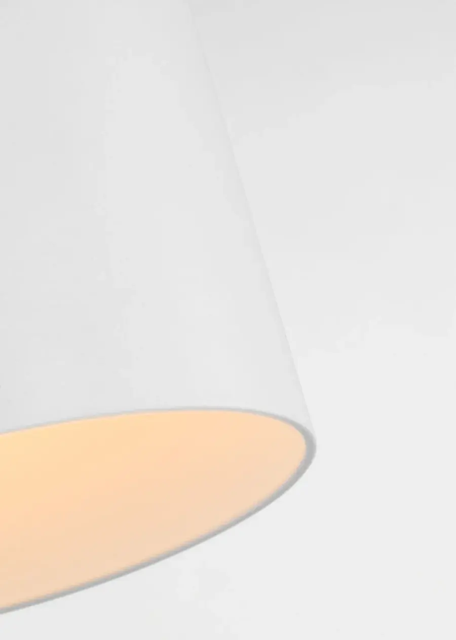 Archer Small Flush Mount in Matte White - Image 5