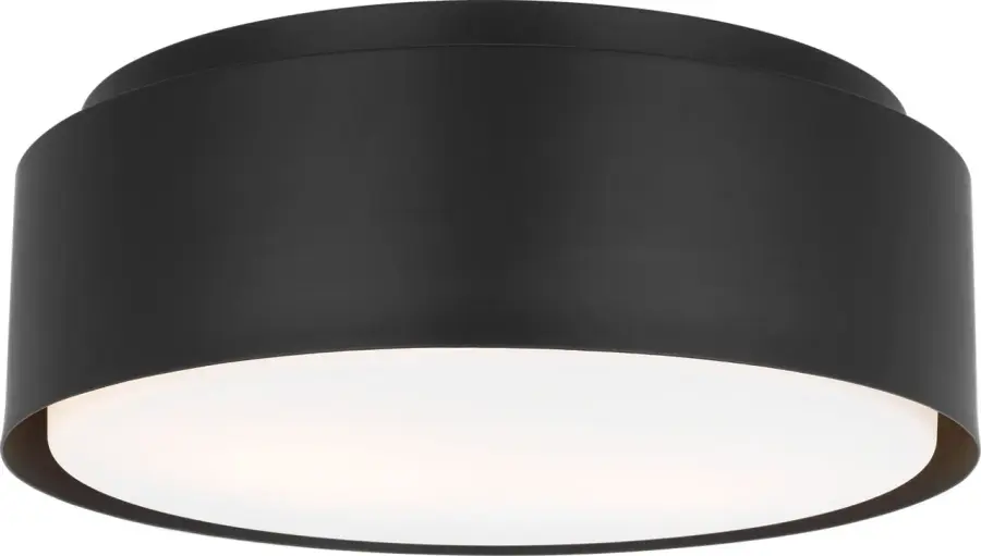 Dartmore Medium Flush Mount in Midnight Black - Image 2