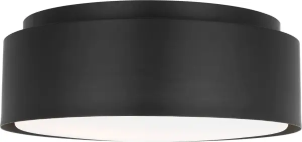 Dartmore Medium Flush Mount in Midnight Black - Image 4