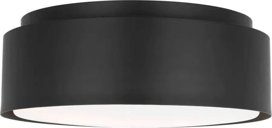 Dartmore Medium Flush Mount in Midnight Black - Image 4