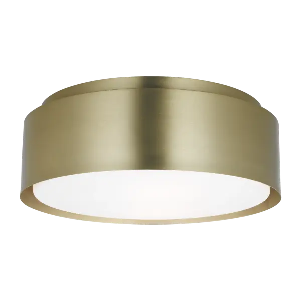 Dartmore Medium Flush Mount in Satin Brass - Image 5