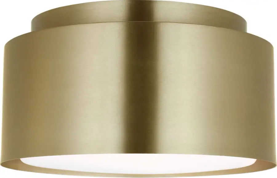 Dartmore Small Flush Mount in Satin Brass - Image 4
