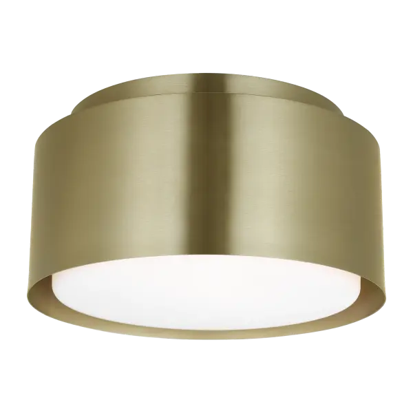 Dartmore Small Flush Mount in Satin Brass - Image 5