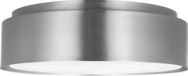The Dartmore Large Flush Mount combines brushed nickel finish with a streamlined profile, making it ideal for spaces with lower ceilings. Its transitional aesthetic bridges traditional and contemporary styles effortlessly. - alternate view