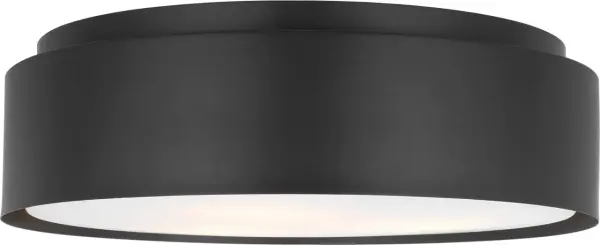 Dartmore Large Flush Mount in Midnight Black - Image 4