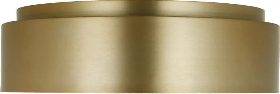 Dartmore Large Flush Mount in Satin Brass - Image 2