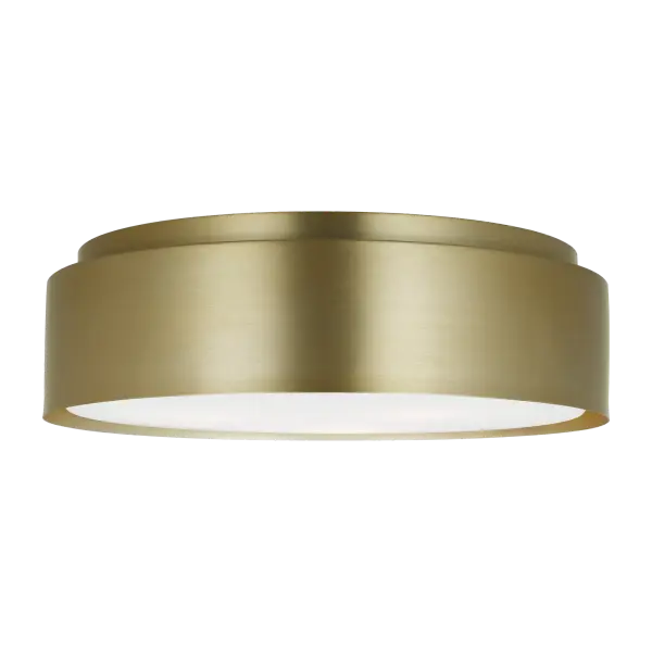 Dartmore Large Flush Mount in Satin Brass - Image 3