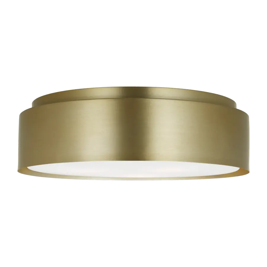 Dartmore Large Flush Mount in Satin Brass - Image 3
