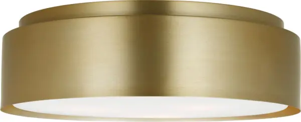 Dartmore Large Flush Mount in Satin Brass - Image 4