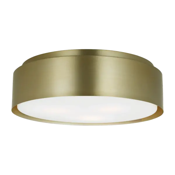 Dartmore Large Flush Mount in Satin Brass - Image 5