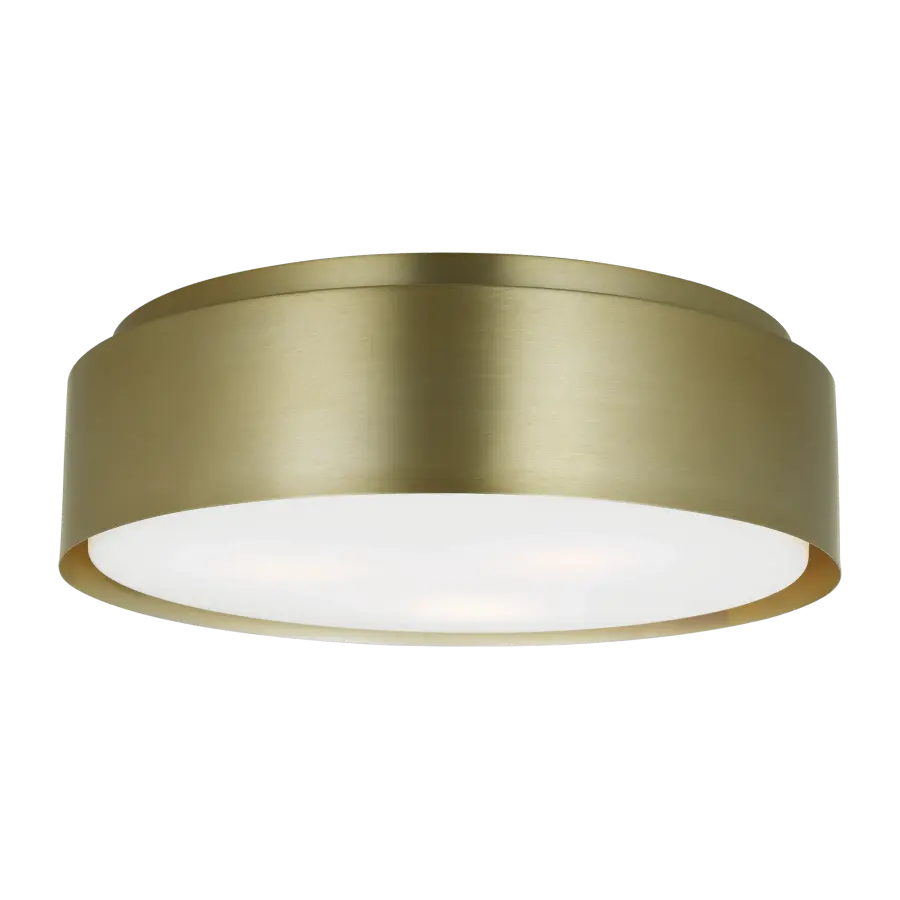 Dartmore Large Flush Mount in Satin Brass - Image 5