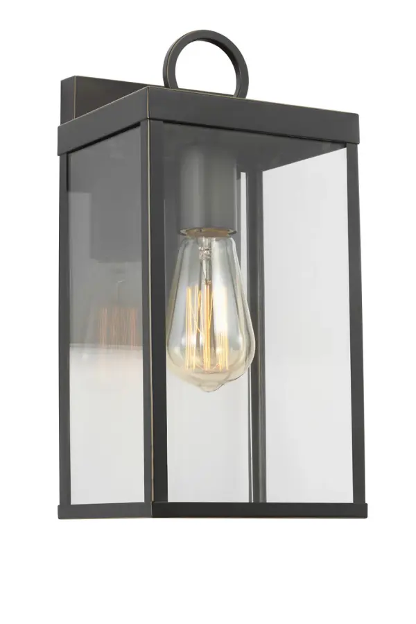 Howell Small Wall Lantern in Antique Bronze - Image 5