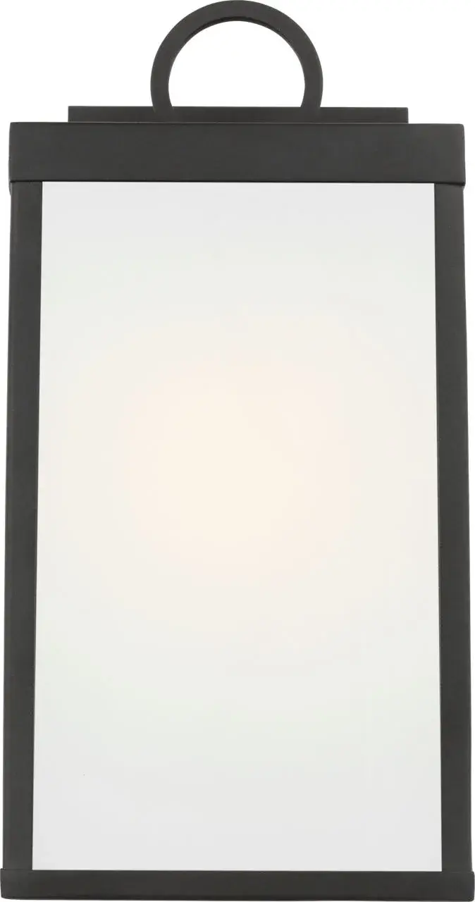 Howell Small Wall Lantern in Textured Black - Image 1