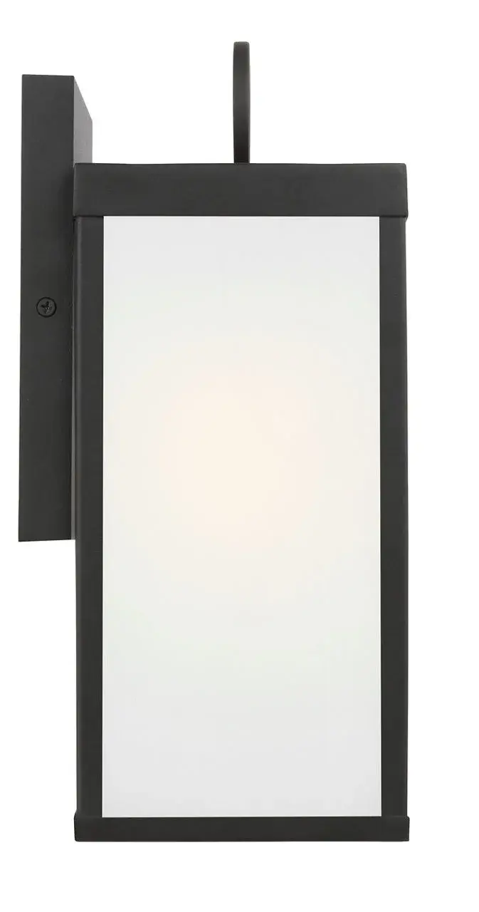 Howell Small Wall Lantern in Textured Black - Image 8