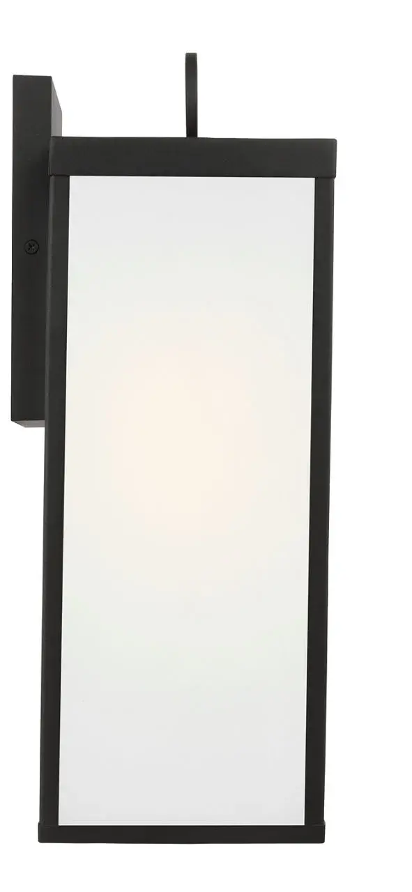 Howell Medium Wall Lantern in Textured Black - Image 9