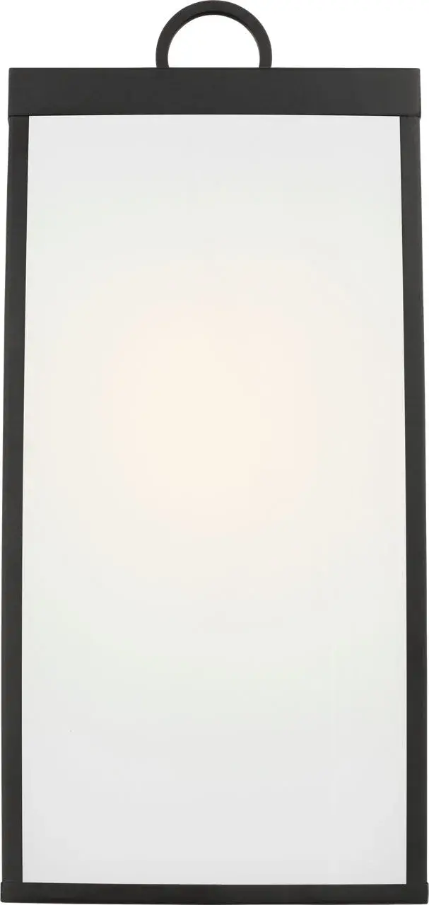 Howell Large Wall Lantern in Textured Black - Image 1