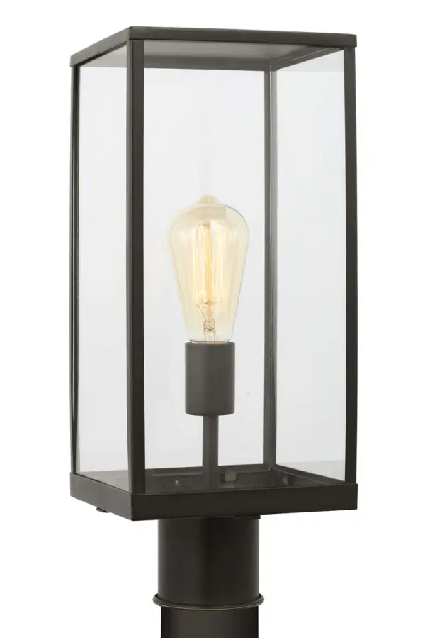 Howell Medium Post Lantern in Antique Bronze - Image 9