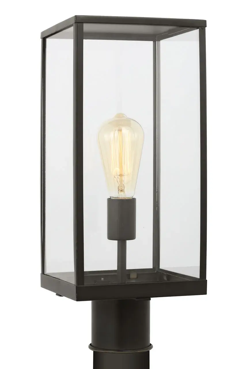Howell Medium Post Lantern in Antique Bronze - Image 9