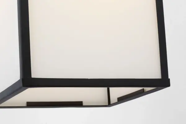 Howell Medium Pendant Lantern in Textured Black - Image 7