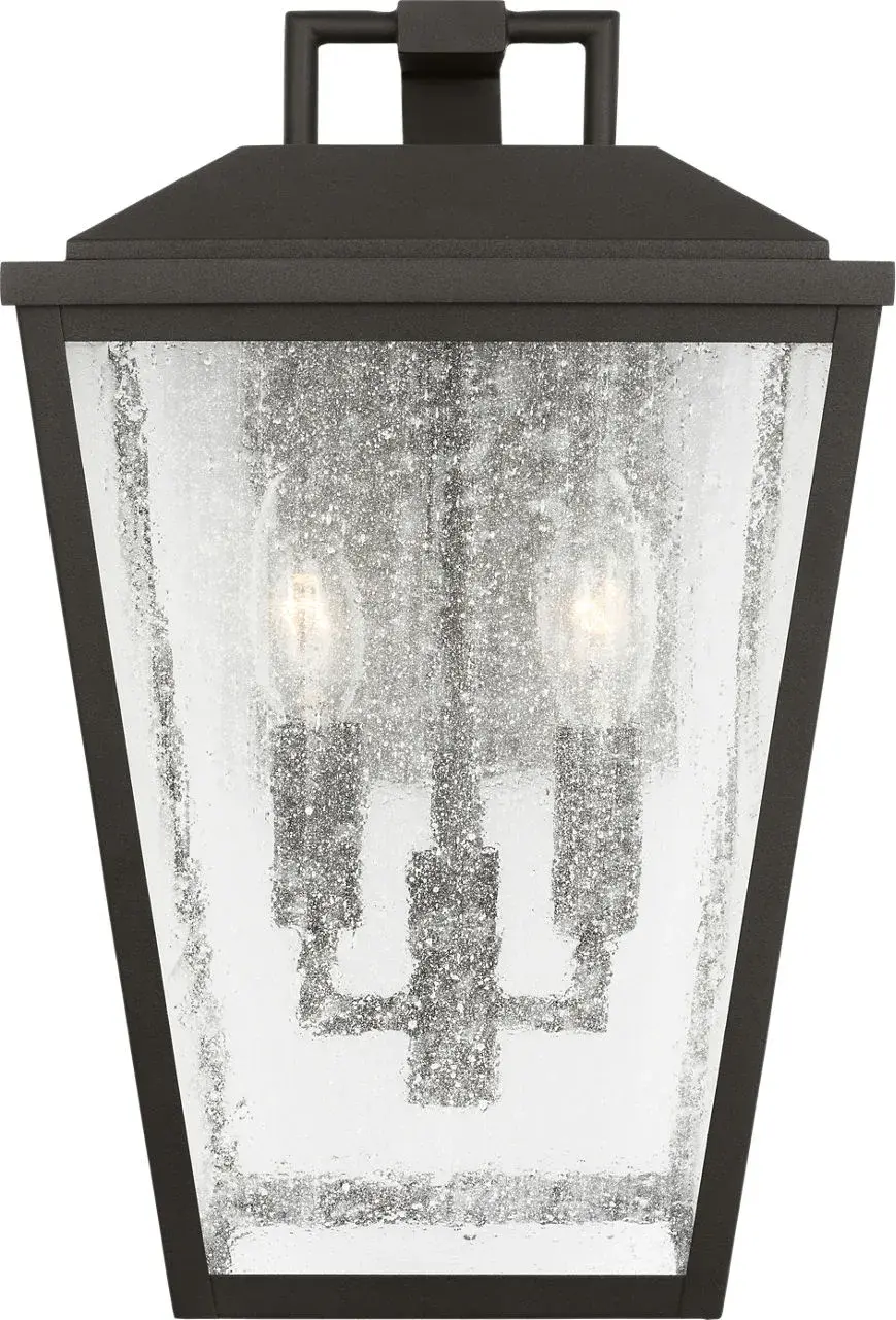Kennewick Medium Wall Lantern in Textured Black - Image 2