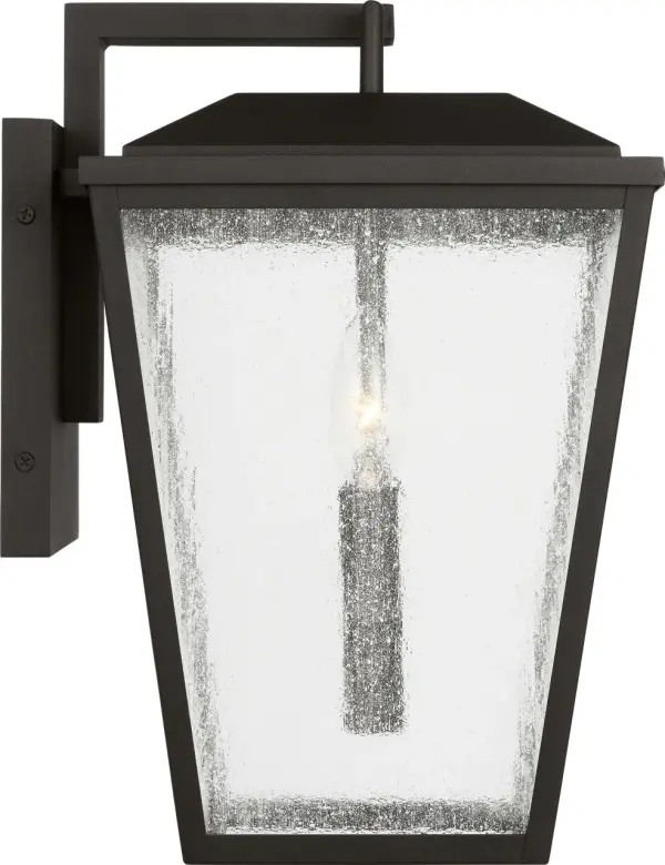 Kennewick Medium Wall Lantern in Textured Black - Image 4