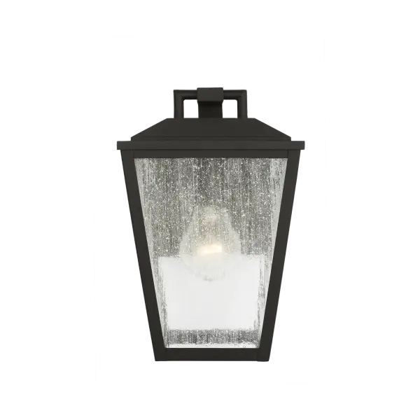 Kennewick Small Outdoor Wall Lantern in Textured Black - Image 5