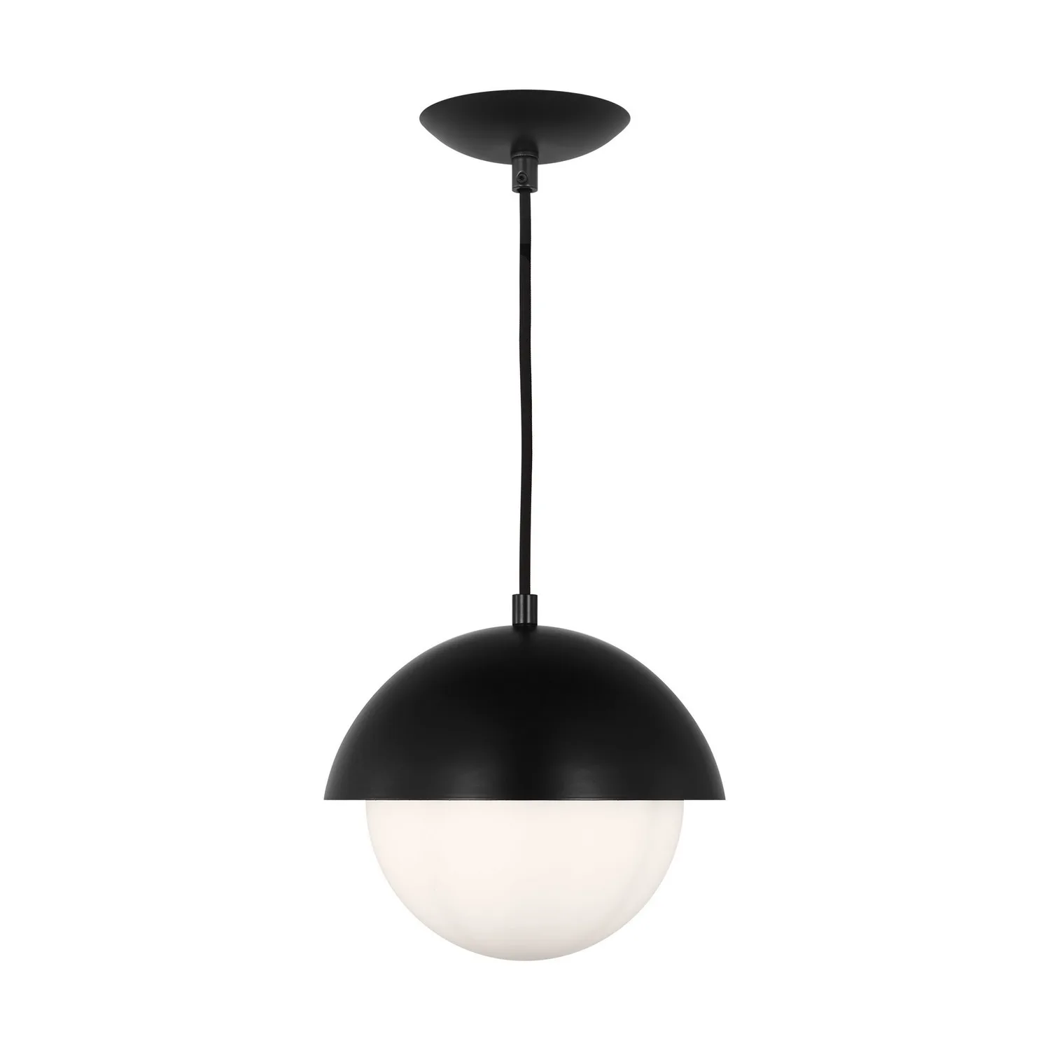 Hyde One Light Pendant in Midnight Black