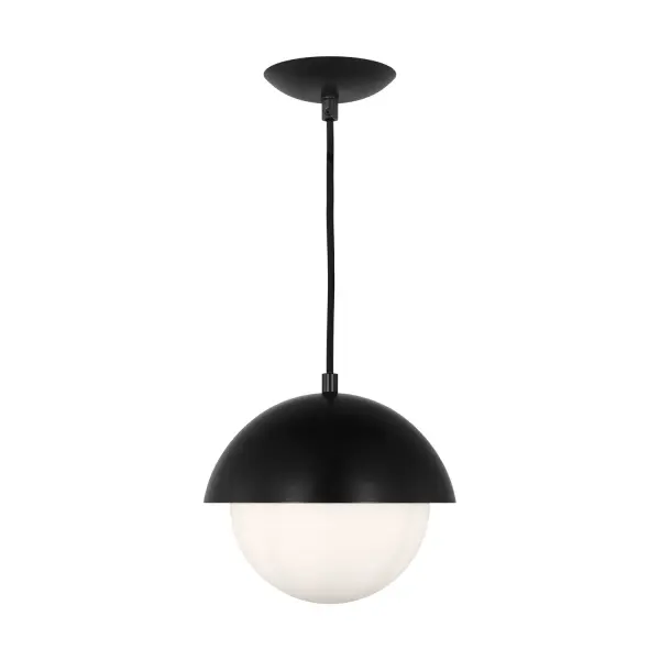 Hyde One Light Pendant in Midnight Black