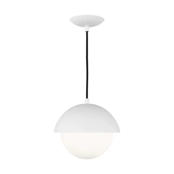 Hyde One Light Pendant in Matte White