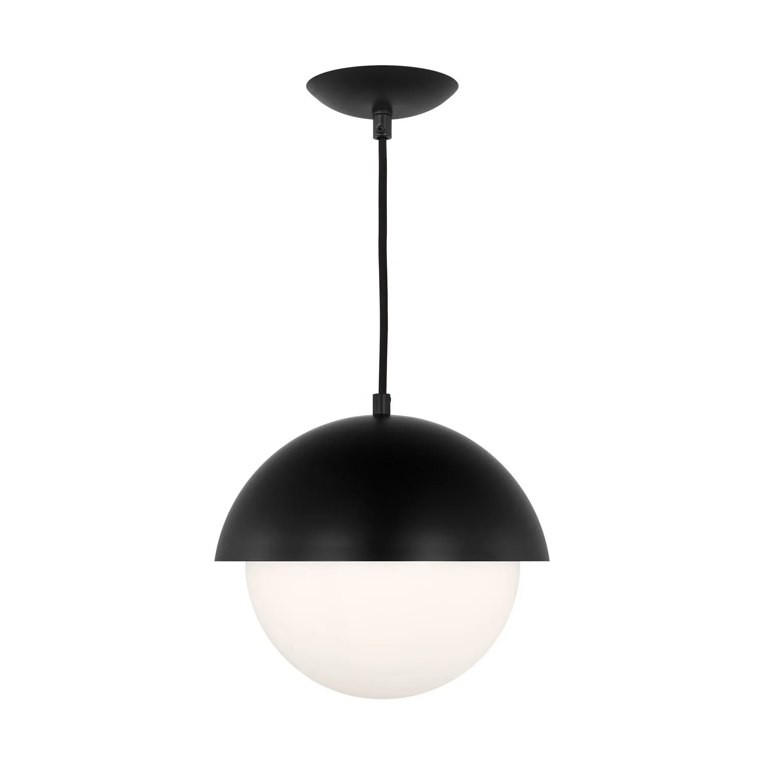 Hyde One Light Pendant in Midnight Black