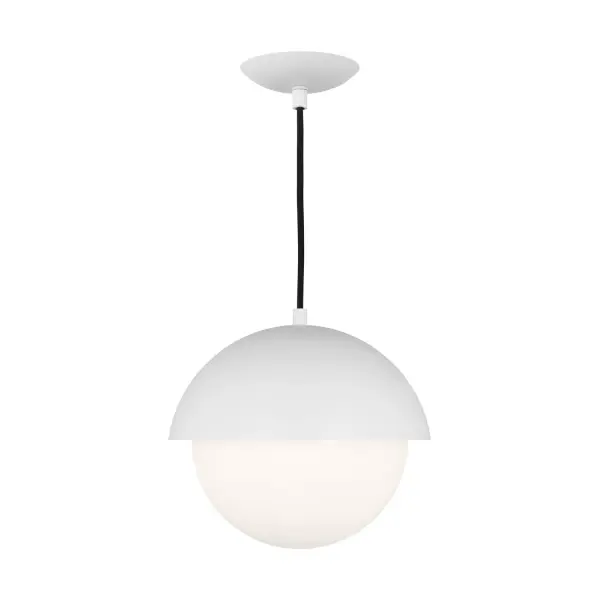 Hyde One Light Pendant in Matte White