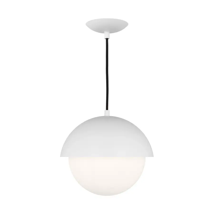 Hyde One Light Pendant in Matte White