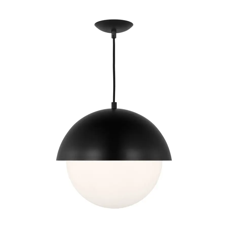 Hyde One Light Pendant in Midnight Black