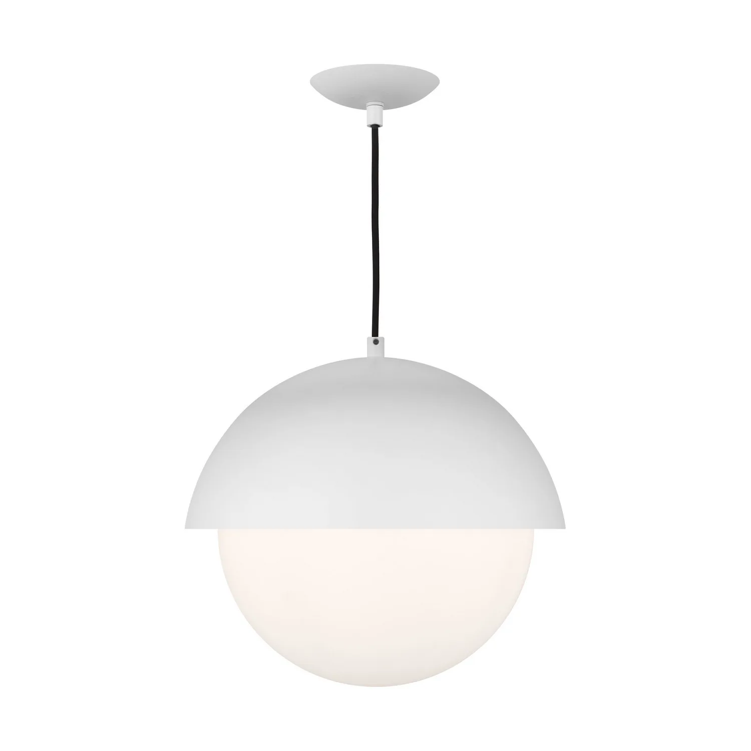 Hyde One Light Pendant in Matte White
