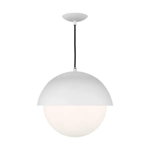 Hyde One Light Pendant in Matte White