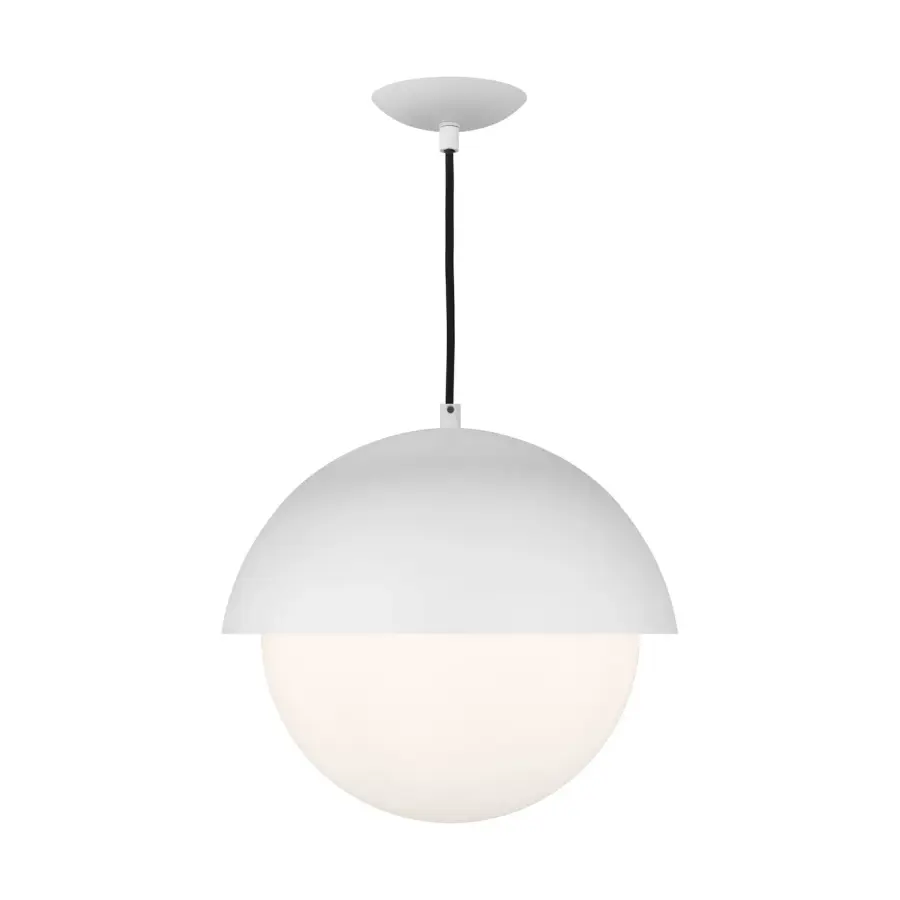 Hyde One Light Pendant in Matte White