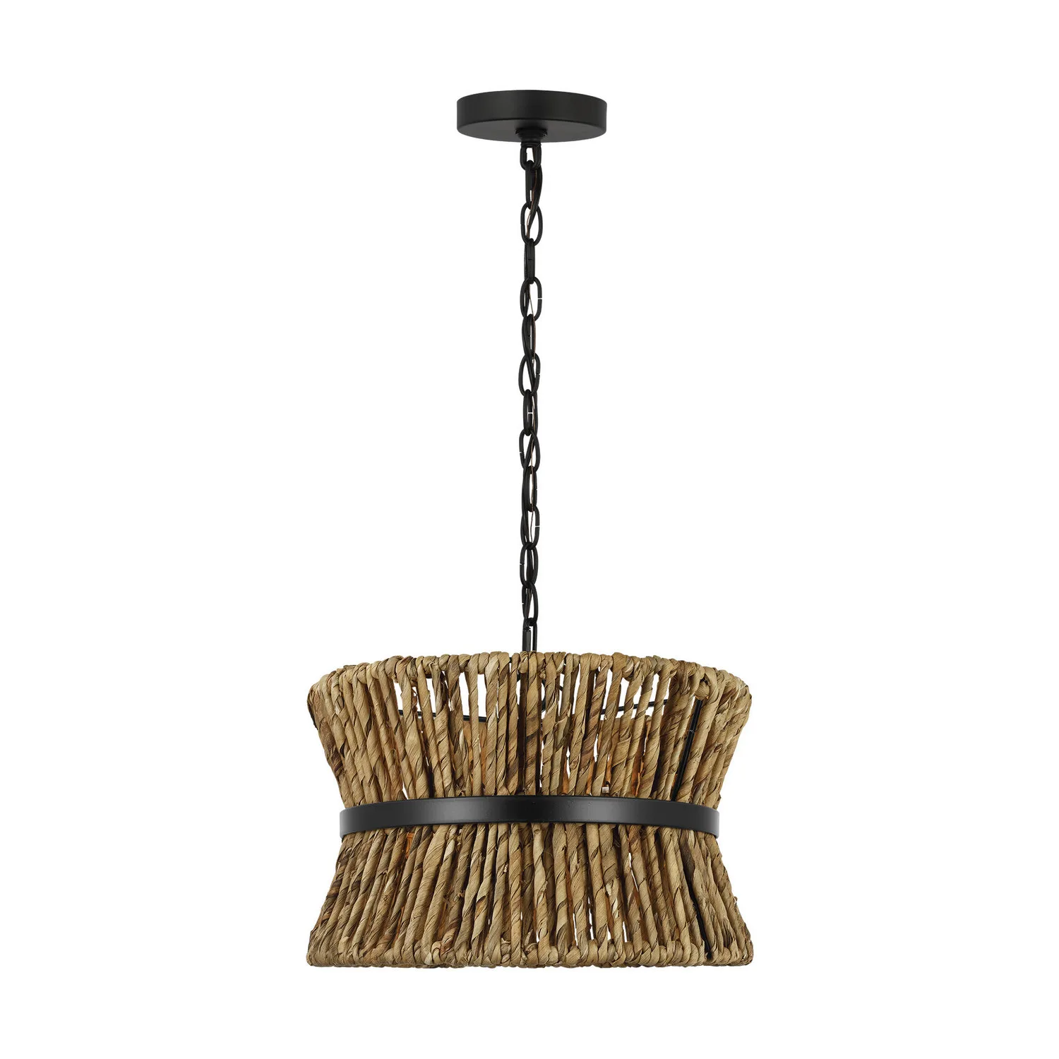 Thurlo Two Light Pendant in Midnight Black