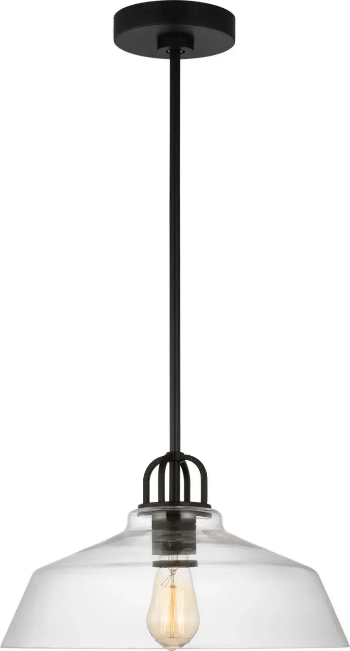 Payton Small Pendant in Midnight Black - Image 1
