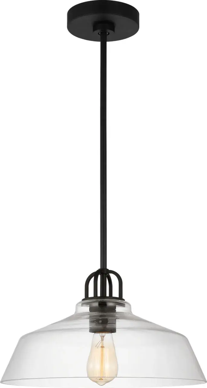 Payton Small Pendant in Midnight Black - Image 2
