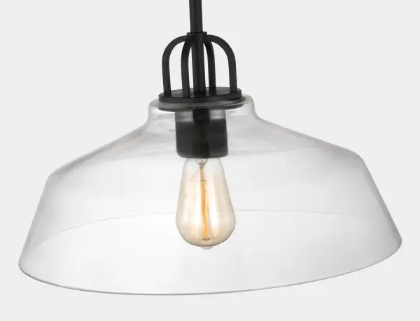 Payton Small Pendant in Midnight Black - Image 4
