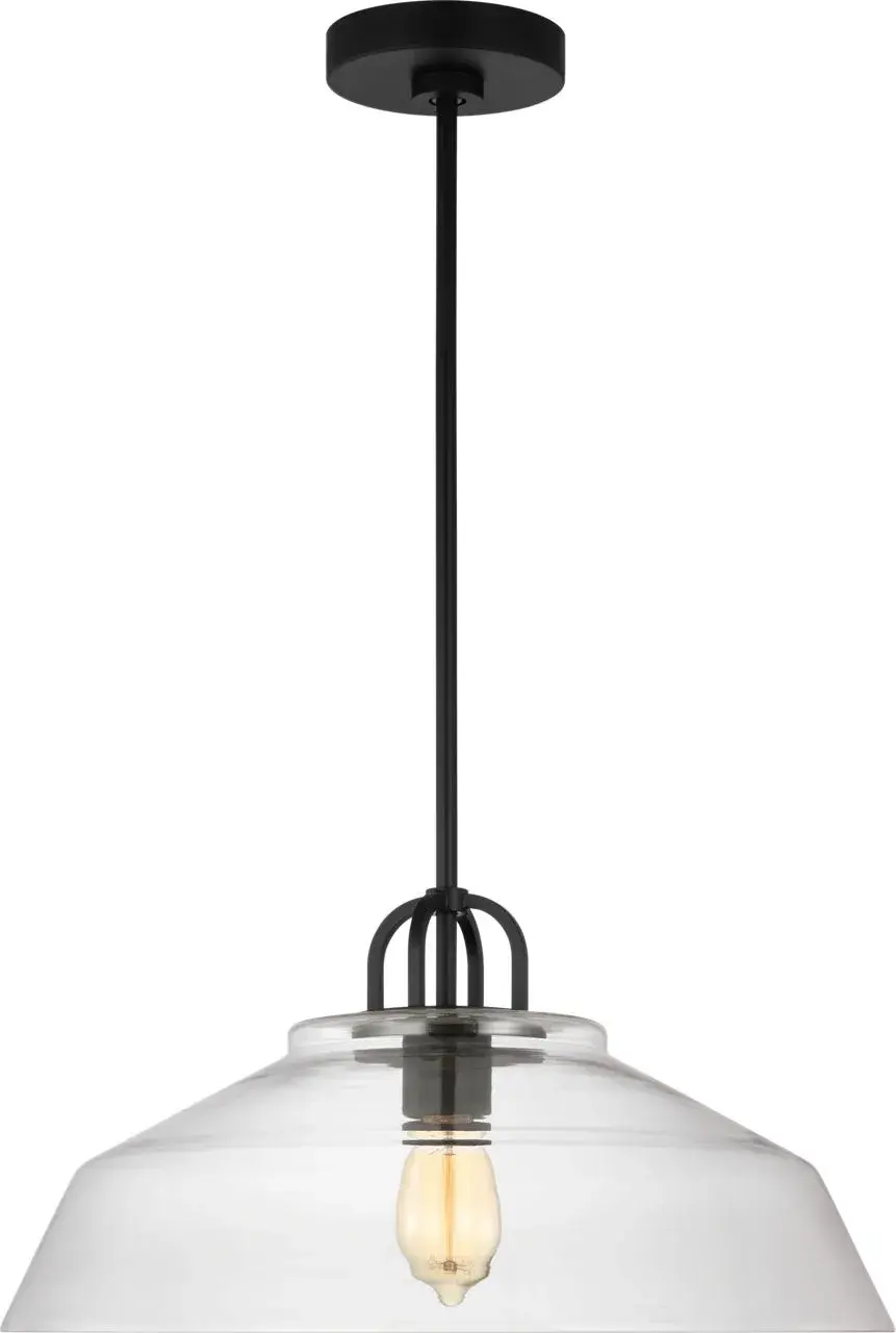 Payton Medium Pendant in Midnight Black - Image 1
