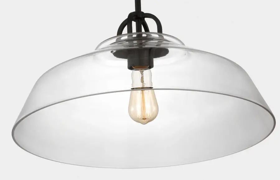 Payton Medium Pendant in Midnight Black - Image 4