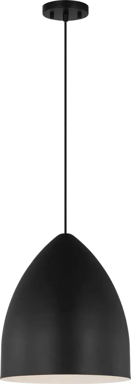 Huron Medium Pendant in Midnight Black - Image 1