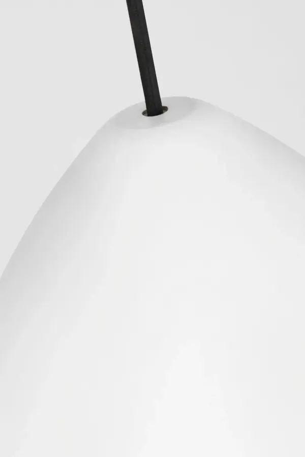 Huron Medium Pendant in Matte White - Image 3